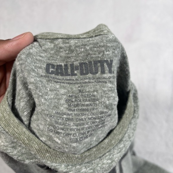 Call of Duty Infinite Warfare Know Your Enemy Green SS Graphic Shirt Men's XL - Picture 4 of 7